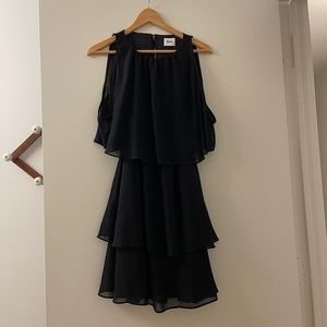 Tiered maternity / breastfeeding dress